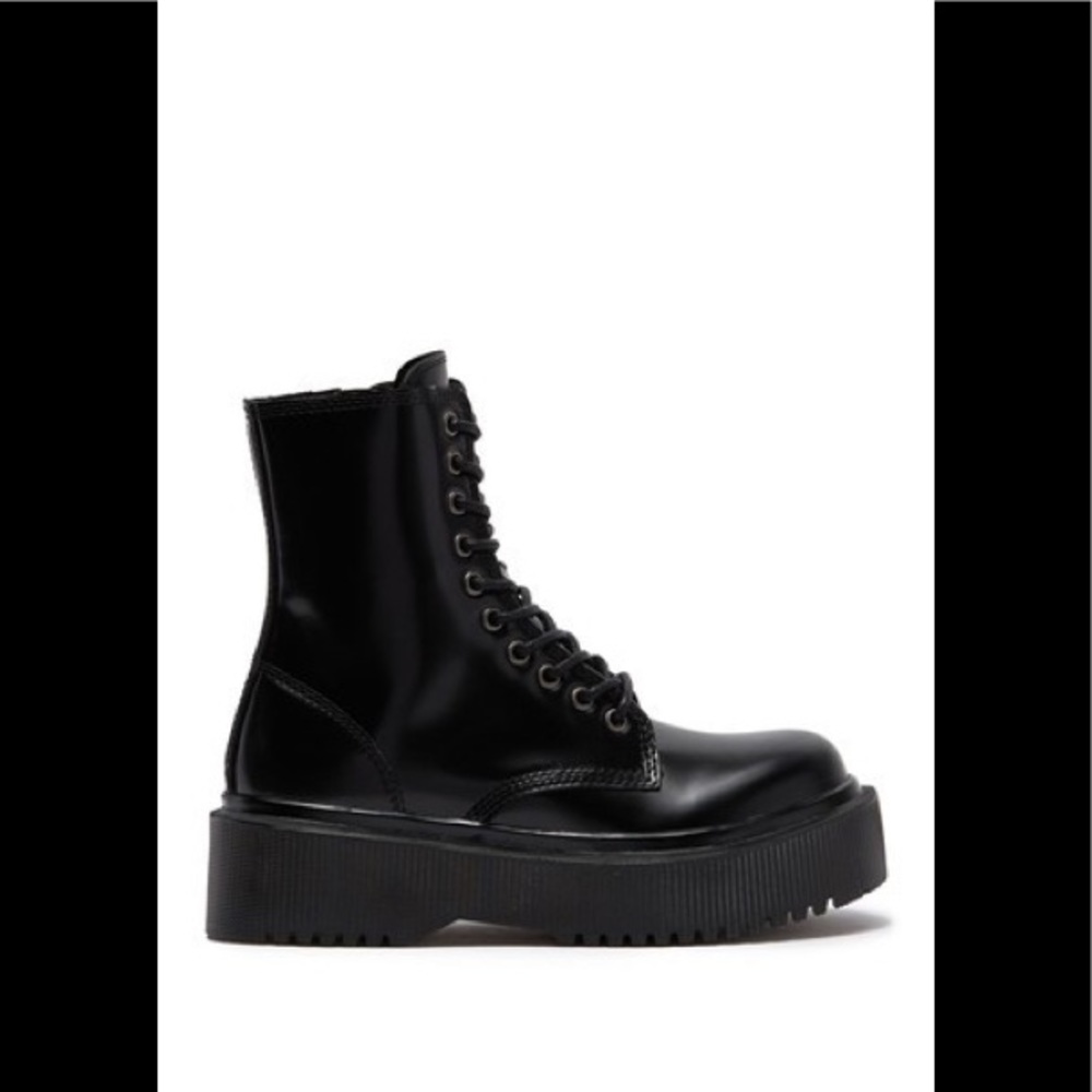 Size 7 Left! Jeffrey Campbell Sopas Platform Boots - Picture 2 of 16